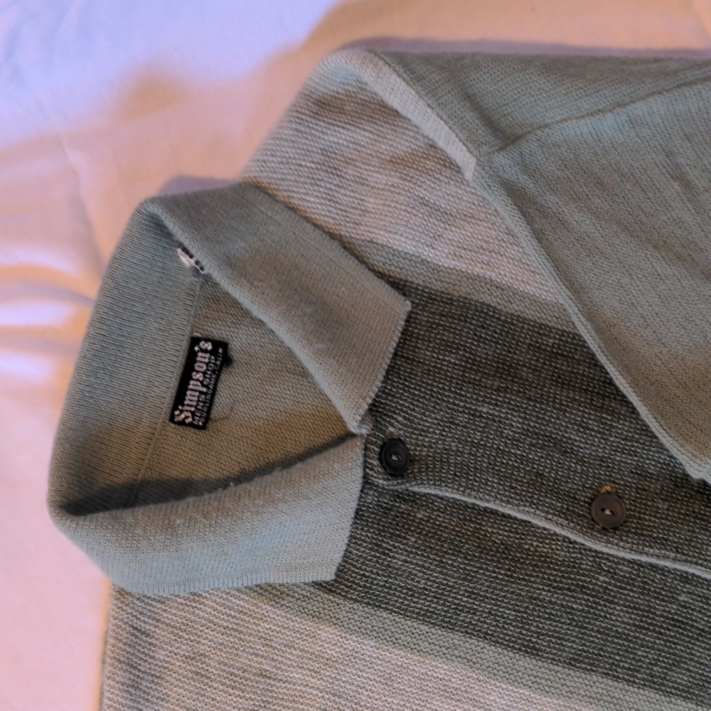 Vintage Button - Up Sweater